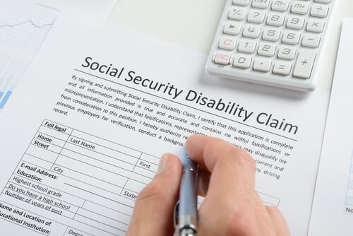 Social security disability claim form. A Fort Lauderdale Social Security Disability lawyer can help with your application.