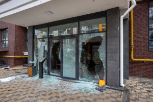 broken window